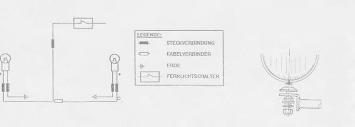 Zestaw lamp bocznych, dodatkowych Honda VT 1100 C2 Shadow 1995-2000 Hepco Becker | 400148 00 02