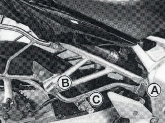 Zestaw obniżający podnóżek Yamaha FZ6/Fazer 2004 - 2006 | 42154506 00 09