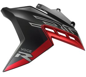 Obudowa lewa przednia górna czerwono-czarna  VOGE 300R