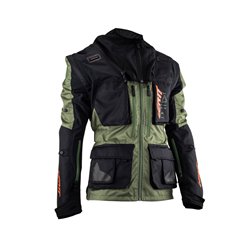 Kurtka MOTO 5.5 ENDURO Cactus Czarny/Zielony, S Leatt | 5023030200