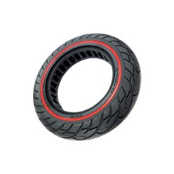 Opona pełna do hulajnogi elektrycznej 10x2.125 czerwony pasek