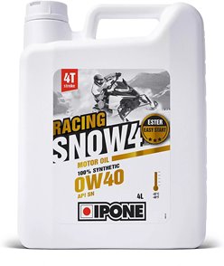 Olej silnikowy do skuterów śnieżnych Snow Racing 4T 0W40 Syntetyczny 4 l -45ST.C Ipone | 800183
