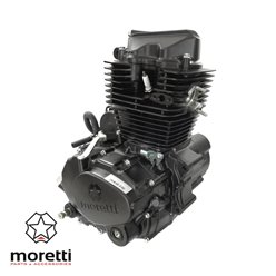 Silnik Moretti pionowy 163FMK, 175cc 4T, 5-biegowy manual, czarny