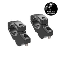 Podwyższenie kierownicy z przesunięciem Suzuki GSX-8T 30 mm wysokości, 21 mm cofnięcia, czarne | 42403555 00 01