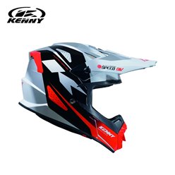 Kask Cross/Enduro Track Graphic Speed Black Red biały/czarny / czerwony S Kenny Racing | 261-0303021-5462