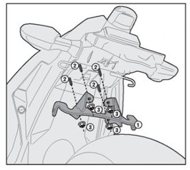 Adapter stelaża bocznego Kappa | 4108KIT
