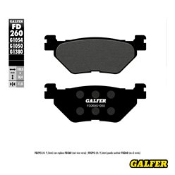 GALFER KLOCKI HAMULCOWE KH319 PÓŁMETALICZNE SCOOTER
