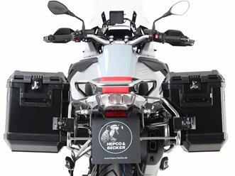 Stelaż kufrów bocznych XplorerCutout + kufry Xplorer BMW R 1250 GS Adventure 2019-2024 Hepco Becker | 6516519 00 22-01-40