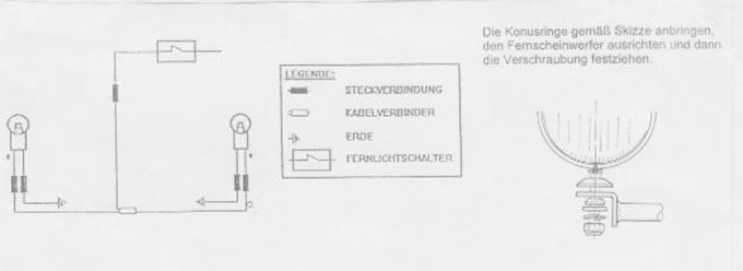 Zestaw lamp bocznych, dodatkowych Honda VT 600 C 1988-2000 Hepco Becker | 400176 00 02