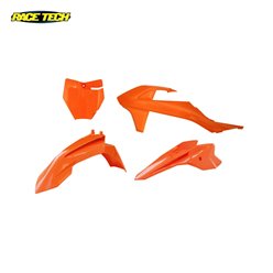 Komplet plastików KTM SX 50, SX-E 3-5 Pomarańczowy Racetech | KITKTM-AR0-050