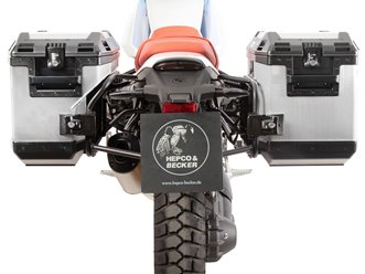 Stelaż kufrów bocznych Cutout + kufry Xplorer BMW R 12 G / S 2025-2026 Hepco Becker | 6516546 00 01-00-40