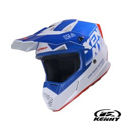 Kask Cross/Enduro Track Dziecięcy Graphic Focus Patriot Niebieski/Biały / Czerwony S (47-48 cm) Kenny Racing | 261-0304021-5428