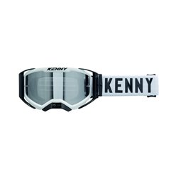Kenny Racing Gogle Performance EVO 2 White Clear Lens biały/czarny | 261-0702011-00