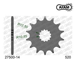 Zębatka przednia 14 Z GUMĄ Yamaha YZF/WRF 400/426/450, YFZ 450, CF Moto 400, 650 GT/NK ŁAŃC. 520 AFAM | 27500NR-14