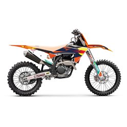 Komplet naklejek (oklein) KTM SX/SX-F, EXC/EXC-F REPLICA KTM FACTORY MXGP pomarańczkowy Blackbird | E2548R23
