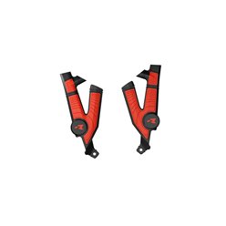 Osłony ramy BI-MATERIAL SUPER GRIP Talaria STING MX4/MX5/TL4000 / TL5500 Czarny/Czerwony RACETECH | PRTTALNRRS4