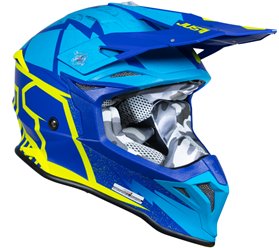 Kask JUST1 J39 POSEIDON blue fluo yellow matt XS