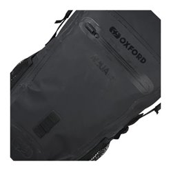 Plecak wodoodporny AQUA B-25 25L czarny/szary Oxford | OL456