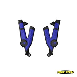 Osłony ramy BI-MATERIAL SUPER GRIP Talaria STING MX4/MX5/TL4000 / TL5500 Czarny/Niebieski RACETECH | PRTTALNRBL4