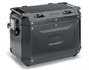 Kufer boczny 48L MONOKEY CAM SIDE KVG48B KVOYAGER aluminiowy prawy kolor czarny anodowany Black Line Kappa | KVG48BR