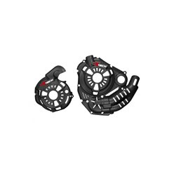 Boczne osłony silnika z technopolimeru komplet T7 REVOLUTION Yamaha Tenere 700 Czarny Racetech | PRMT7NR0024