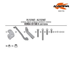 Adapter do zamontowania stelaża bocznego Kappa | KL1121KIT