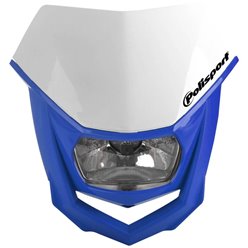 Lampa przednia Model Halo Biały/Niebieski Polisport | 8657400039