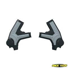 Osłony ramy BI-MATERIAL SUPER GRIP Surron Ultra Bee Czarny/Szary RACETECH | PRTSURNRGR4
