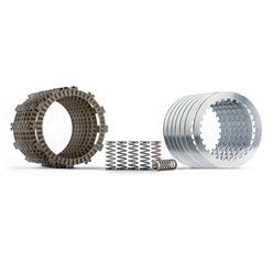 HINSON ZESTAW TARCZE SPRZĘGŁOWE Z PRZEKŁADKAMI I SPRĘŻYNAMI HONDA CRF 450R 2017-2020; CRF 450X 2019-2026 (FSC CLUTCH PLATE & SPRING KIT 7 PLATE)