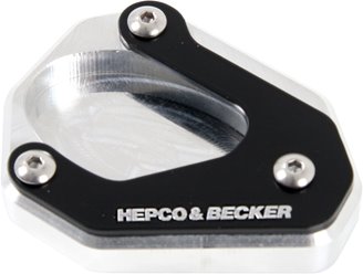 Poszerzenie stopki bocznej srebrno-czarne Kawasaki KLE 500/SE Hepco&Becker | 42112558 00 91