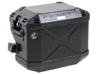 Kufer prawy Xplorer 37L srebrny z wycięciami Hepco & Becker | 610219 00 01
