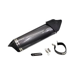 TŁUMIK TUNNINGOWY UNIWERSALNY ALUMINIUM06 (kolor: czarny)