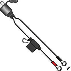 Przewód z bezpiecznikiem do ładowarek Oximiser/Maximiser i gniazd USB pod akumulator/siedzenie Oxford | OF703B