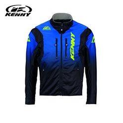 Kurtka ADVENTURE/ENDURO Softshell Blue Neon Yellow L Kenny Racing | 261-3802020-5602