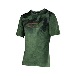 Koszulka rowerowa MTB Trail 1.0 Jersey Spinach rozmiar S Leatt | 5024130441