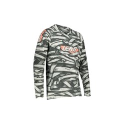 Koszulka MTB Gravity 2.0 Mummy Czarny/Biały L LEATT | 5022080153
