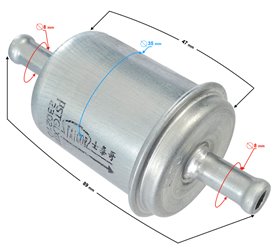 Filtr paliwa  VOGE 500DS, 500AC, 650DS