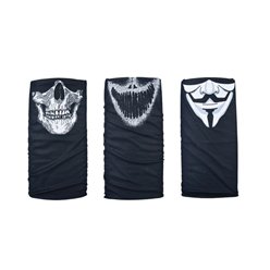 Oxford Kołnierz wielofunkcyjny Comfy Masks (3 szt.) Czarny/Biały | NW147