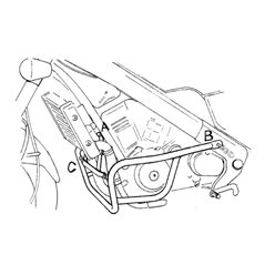 Gmole silnika Honda NTV 650 1988 - 1998 Hepco Becker | 501109 00 01