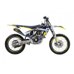 BLACKBIRD KOMPLET NAKLEJEK (OKLEIN) HUSQVARNA FC/TC 2016-2018, TE/FE 2017-2019 DREAM 5 CHROME EFX KOLOR NIEBIESKI ŻÓŁTY