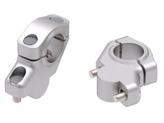 Podwyższenie kierownicy z przesunięciem Husqvarna Norden 901 / Expedition 2022-2026, 30 mm w górę, 21 mm w tył, srebrne Hepco & Becker | 42407634 00 09