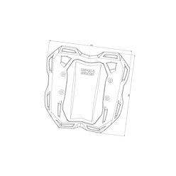 Bagażnik tylny Smartrack czarny CF Moto 800 MT-X/Comfort Hepco & Becker | 6807692 01 01