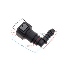Króciec kątowy paliwa ( B-max )Skuter 152QMI GY6 125cm3