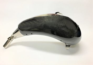 PROMX CARBON DUŻA OSŁONA DYFUZORA STANDARD (OEM) 2T KTM EXC 250/300 TPI 2020-, SX 250/300 2019-2020, HUSQVARNA TE 250/300 2020-, TC 250/300 2019-2020