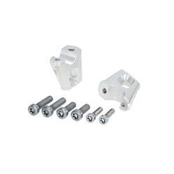 Podwyższenie kierownicy z przesunięciem BMW R nineT Racer 25 mm w górę, 23 mm w tył, srebrne | 42456505 00 09