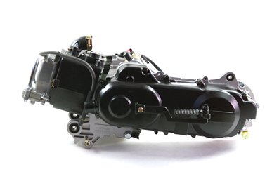 Silnik skuter 50cc 4T GY6 139QMB, 139QMA koło 12 cali pokr. 430mm dł. wałek
