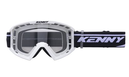 Gogle Track White Szybka Przeźroczysta Kenny Racing | 251-0803014-00