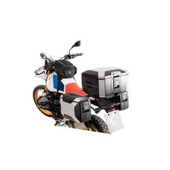 Kufer centralny Xcore 40 Smartrack czarny z srebrną blendą Hepco & Becker | 610297 00 00