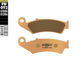 GALFER KLOCKI HAMULCOWE KH125 SPIEK METALICZNY (ZŁOTE) OFF ROAD