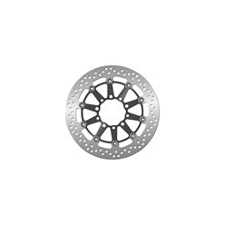 Tarcza hamulcowa przód Kawasaki ER6 F/N, ZX 10R, ZX6R, KLE 650 Versys, Z 750 (300x80x5mm) (5x10mm) pływająca (Środek aluminiowy, czarny) | NG1056G